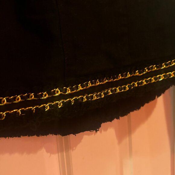 Stunning BOSTON PROPER black + gold blazer - Sz S - Picture 6 of 6